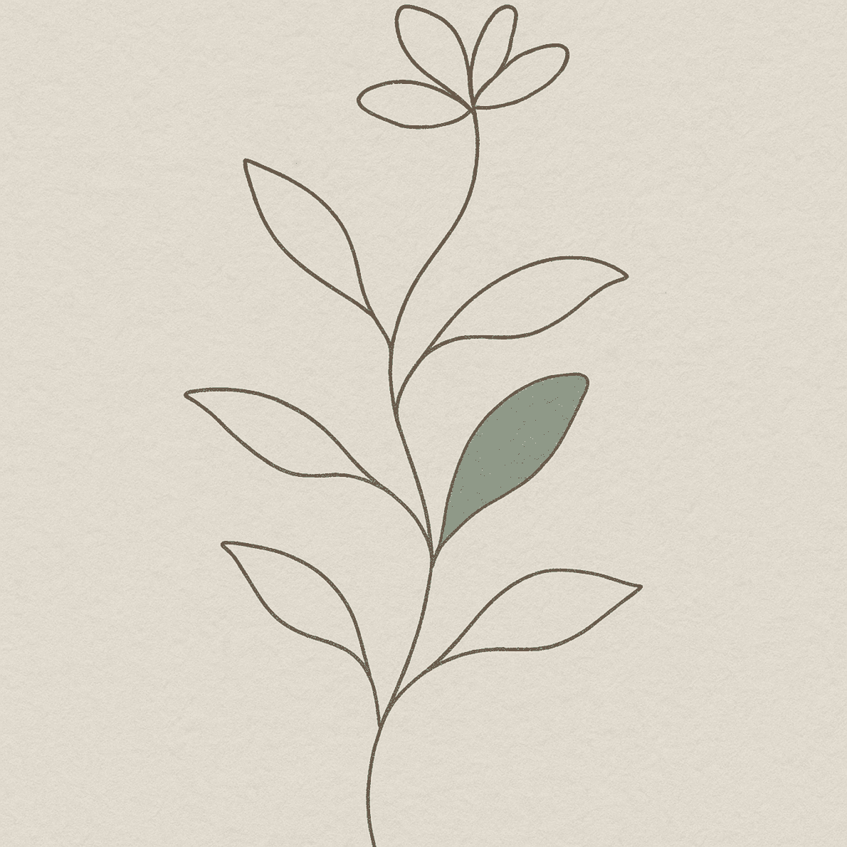 Serene Silhouette - Wall Art Print
