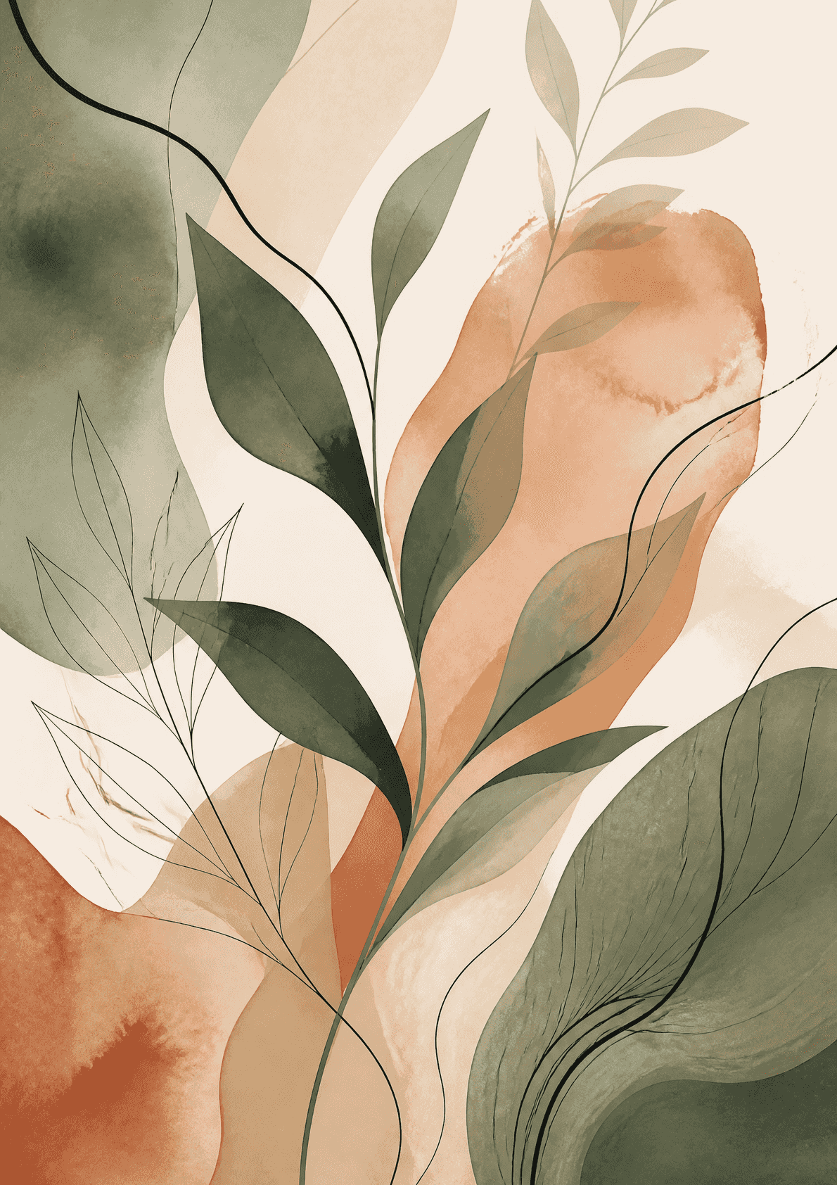 Verdant Whispers - Wall Art Print