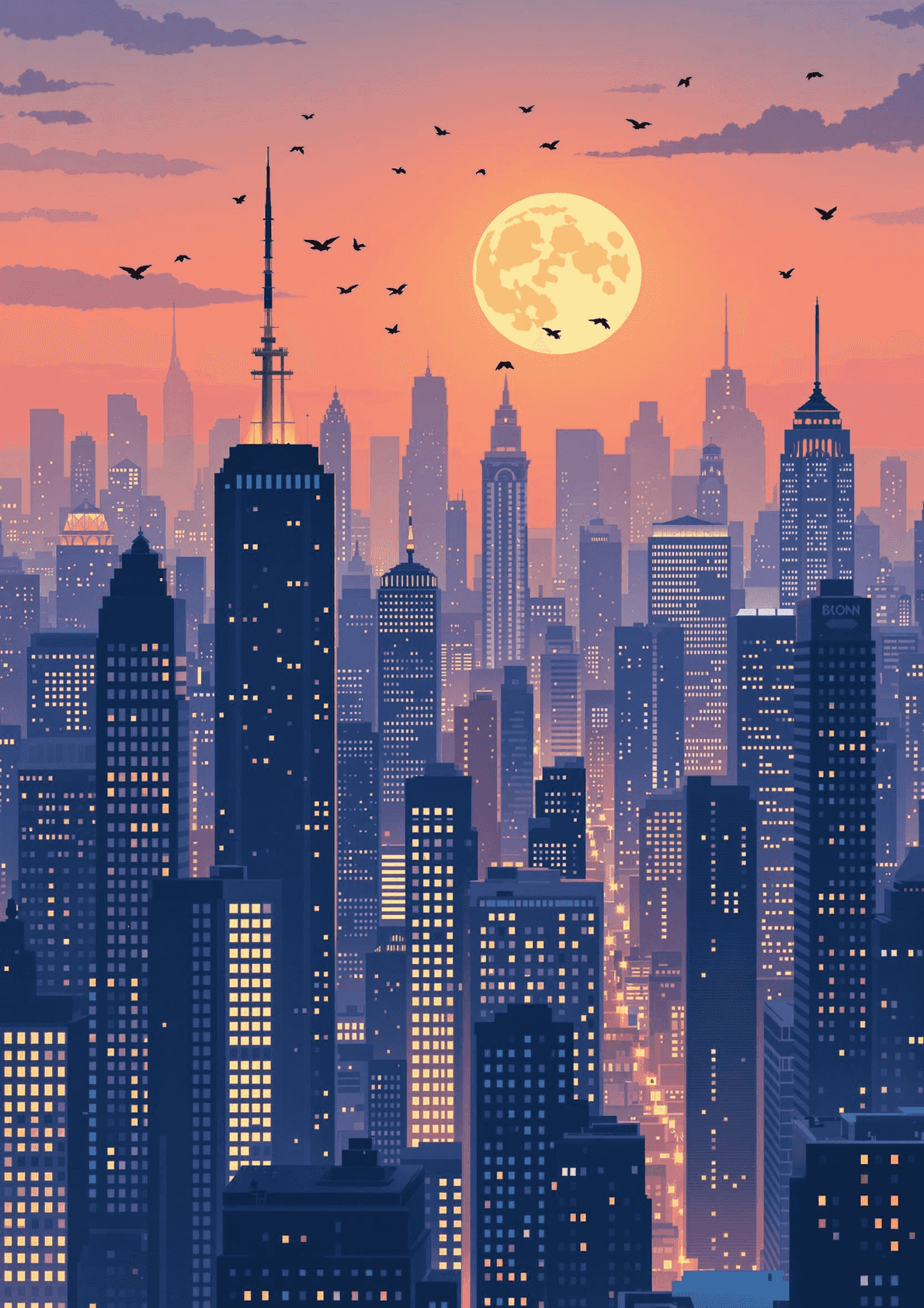Twilight Ascent - Wall Art Print