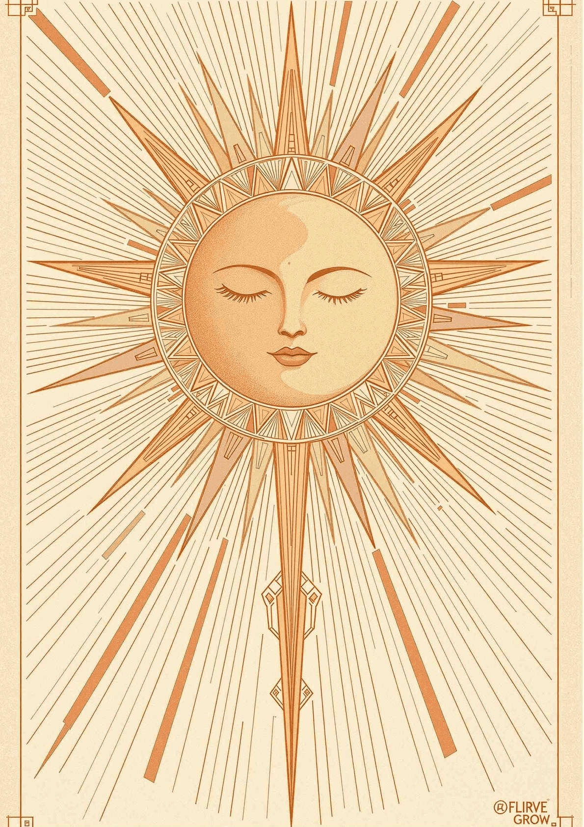Lunar Harmony - Wall Art Print