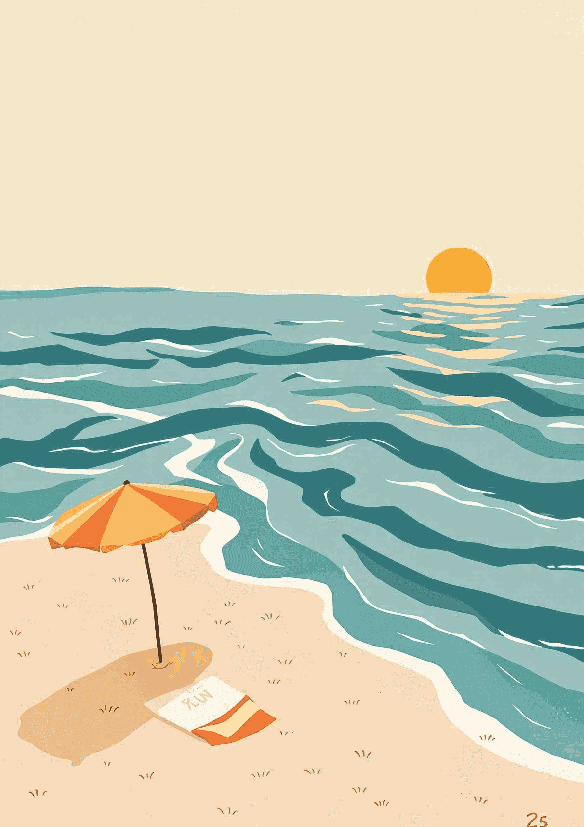 Sunset Serenity - Wall Art Print