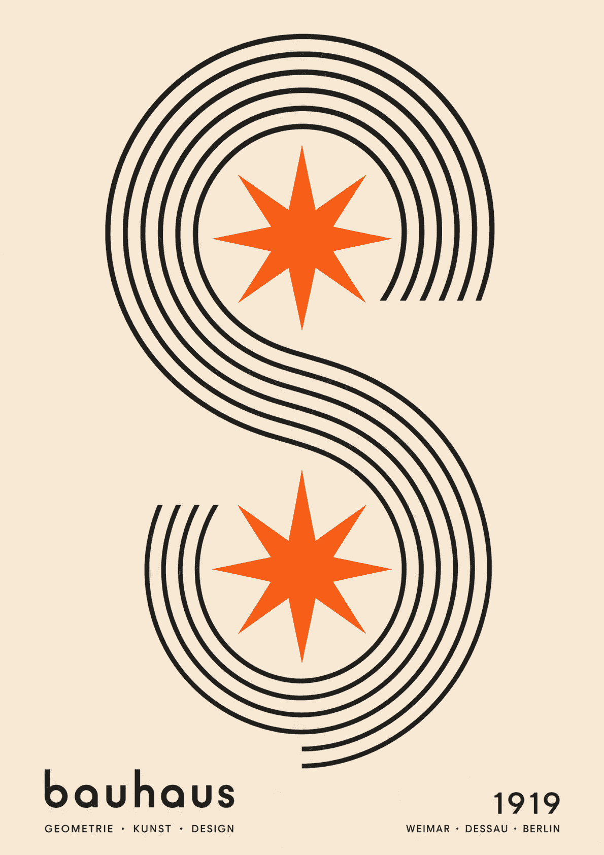 Stellar Symmetry - Wall Art Print