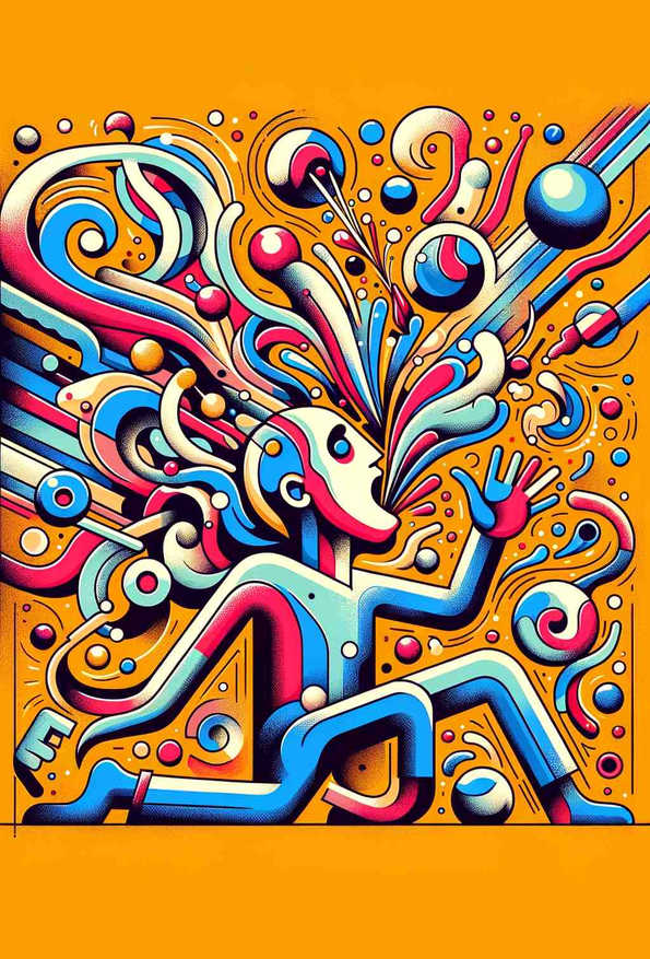 Whimsical Whirlwind - Wall Art Print