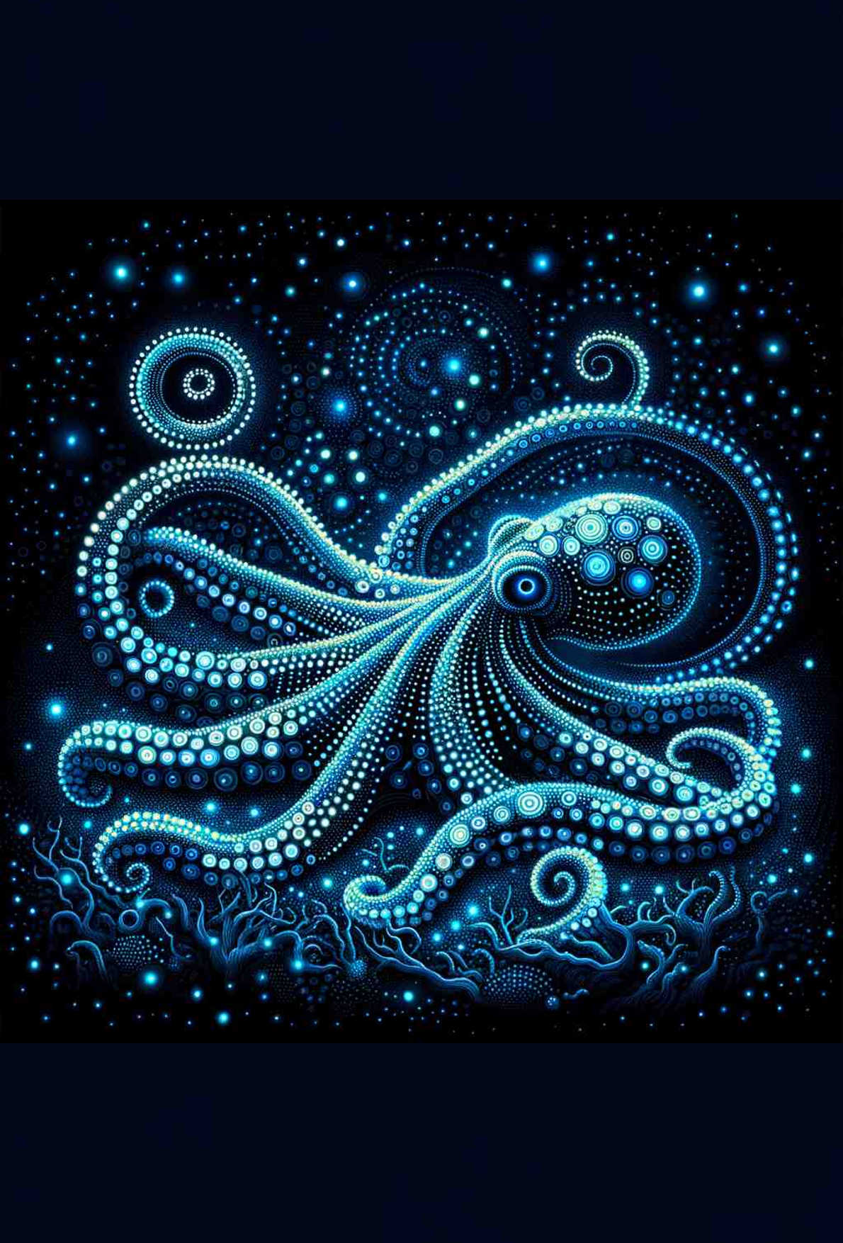Cosmic Bioluminescence - Wall Art Print