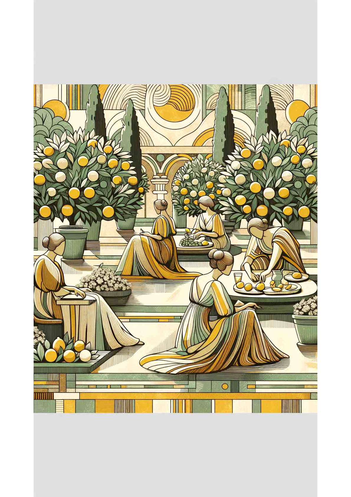 Citrus Serenade - Wall Art Print