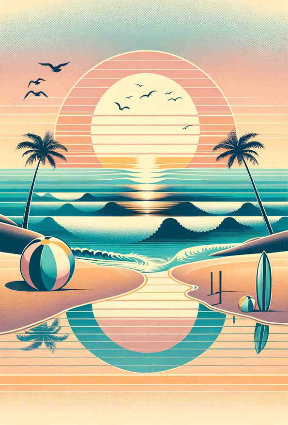Serene Sunrise: Paradise Unearthed - Wall Art Print