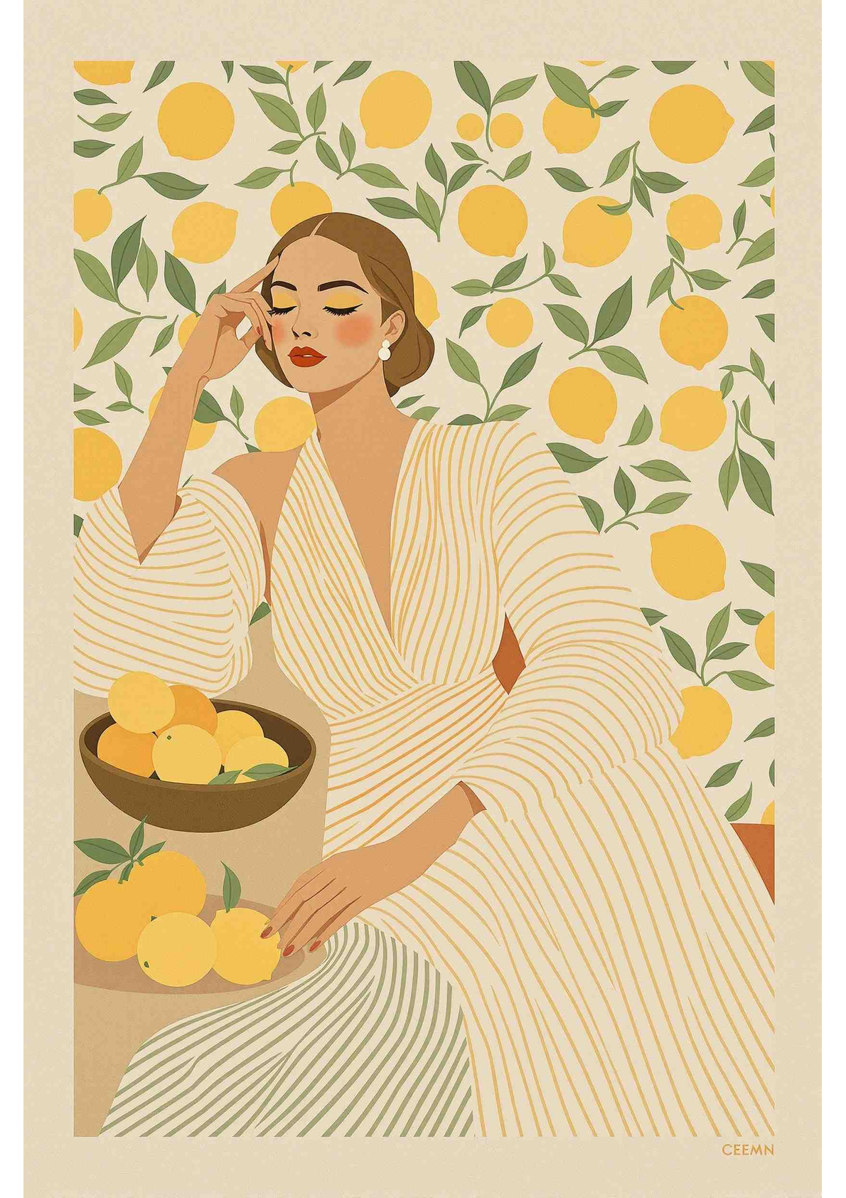 Citrus Serenade - Wall Art Print