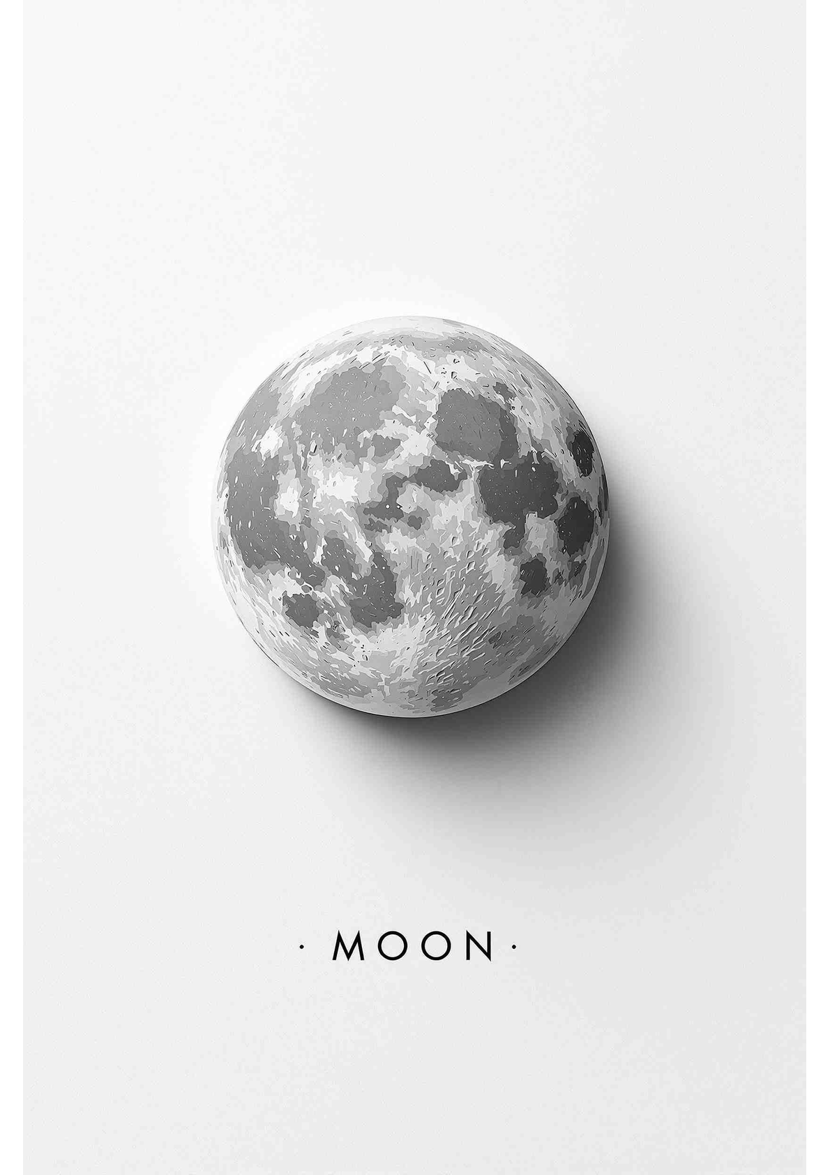Lunar Elegance - Wall Art Print