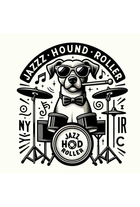 Mid-Century Jazz Hound - Wall Art Print