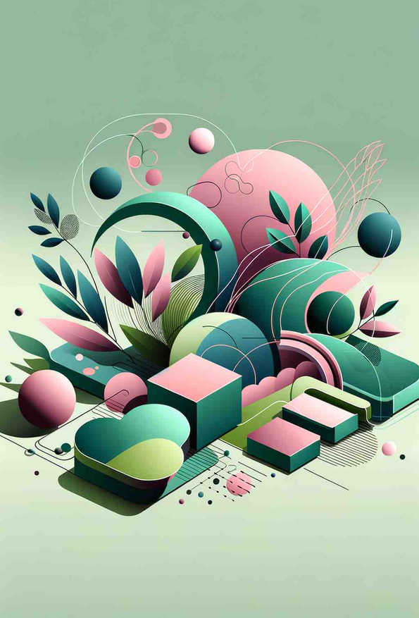 Modern Botanical Harmony - Wall Art Print