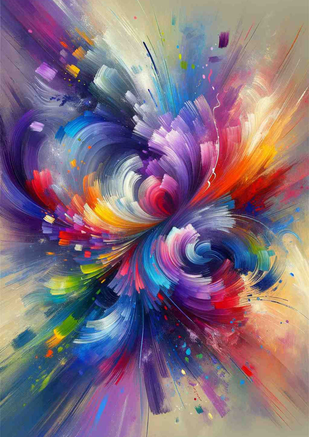 Vibrant Whirlwind - Wall Art Print