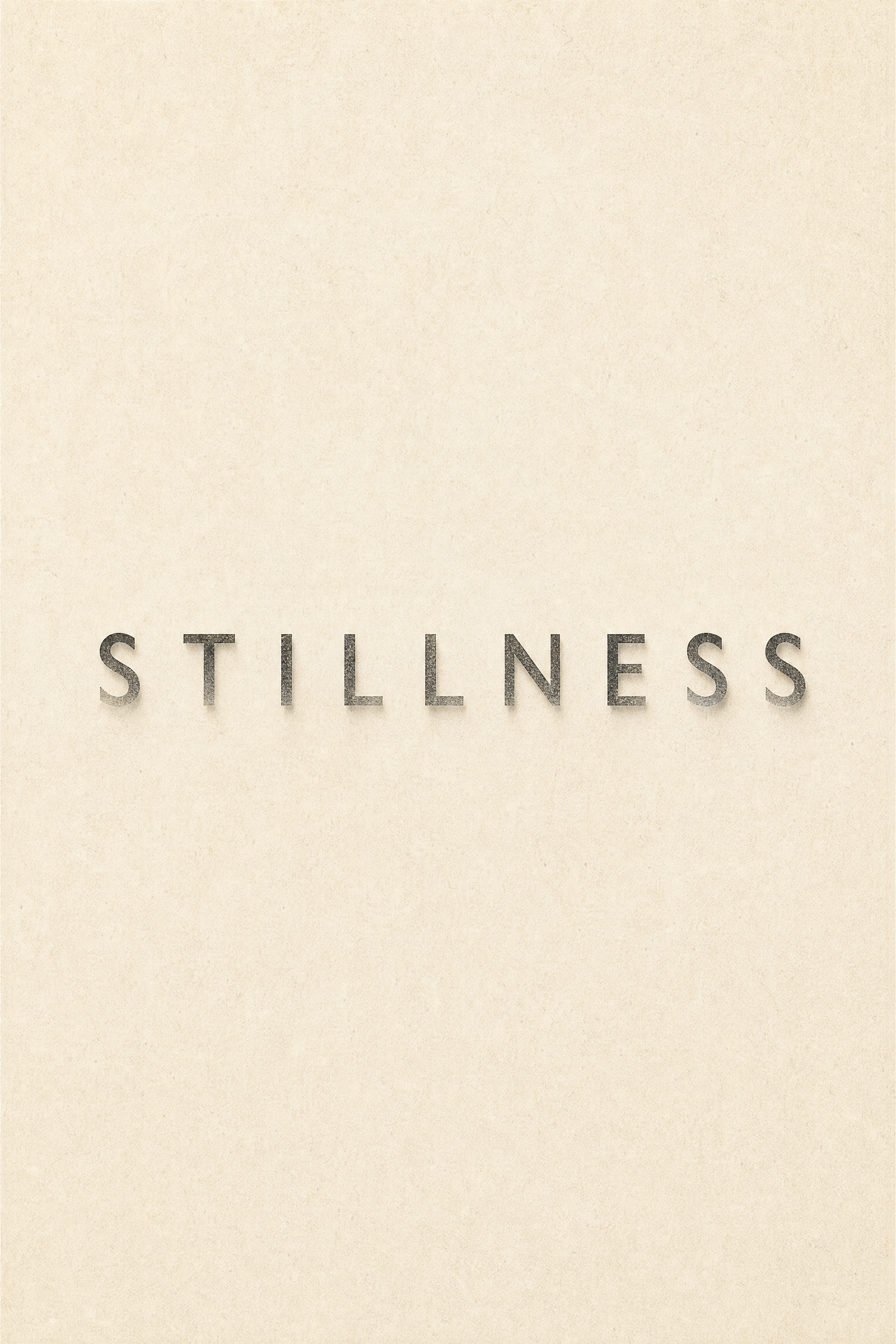 Stillness Minimalist Print - Wall Art Print